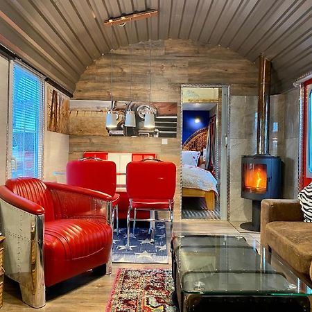 Gleis 2, Waggon Mit Ofen, Optional Mit Whirlpool Und Sauna Dahlem  Dış mekan fotoğraf